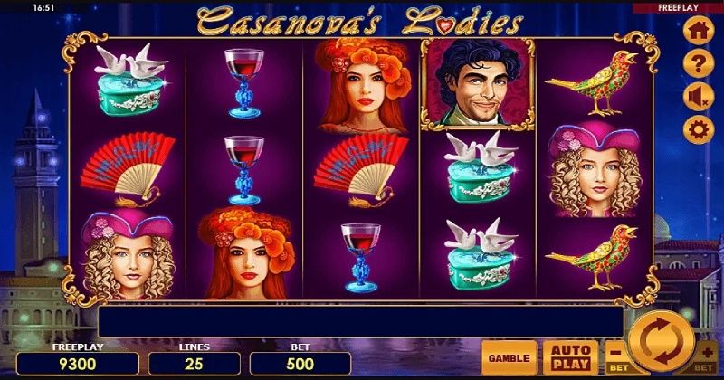 Play in Casanova’s Ladies Slot Online from Amatic for free now | www.chinazuro.com